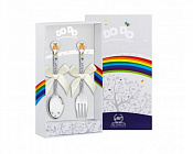 Столовые приборы 1207НБ05808 детский "Медвежонок" оранж