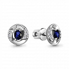 Серьги пусеты  49247АБ