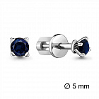 Серьги пусеты  42892Б