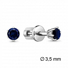 Серьги пусеты  42893Б