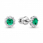 Серьги пусеты  44085Г